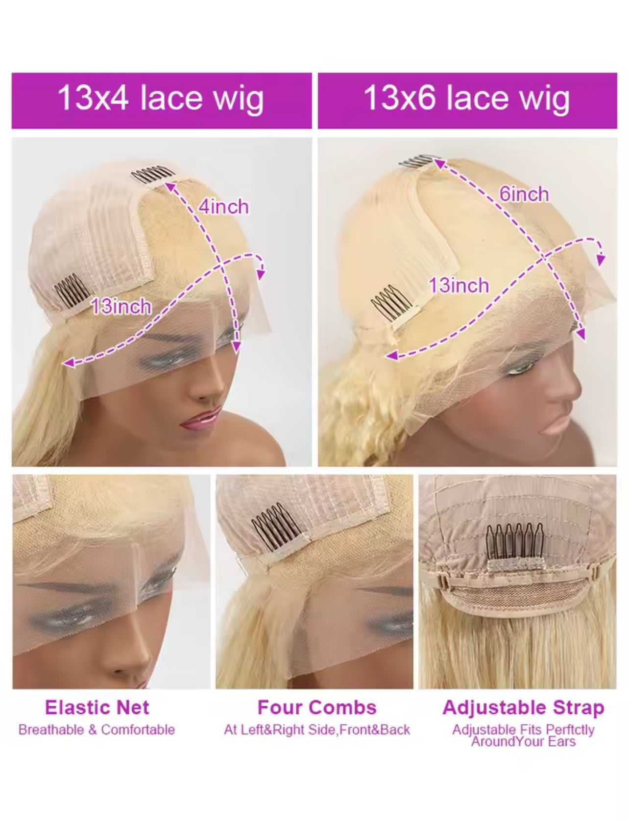 Straight Blonde 613 Wig *SALE*